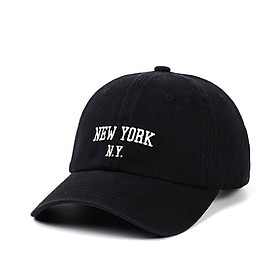 Nón kết, mũ lưỡi trai nam nữ NY MLB phối lưới vải Kaki đẹp