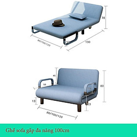 Ghế sofa gấp đa năng nhiều kích thước, sofa thông minh đa năng giường