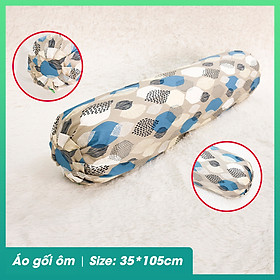 Mua Vỏ gối nằm  HQ2018  chất liệu cotton lụa satin Hàn Quốc may khóa kéo dễ dàng vệ sinh