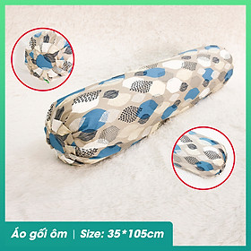 Mua Vỏ gối ôm 35*105cm Amanda  HQ2028 họa tiết được in bằng công nghệ hiện đại chất liệu vải Hàn Quốc thoáng mát giúp ngủ ngon