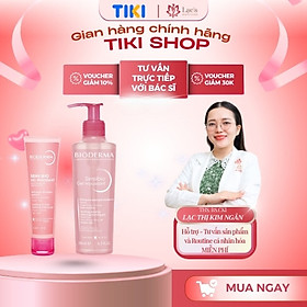Gel rửa mặt tạo bọt cho da nhạy cảm Bioderma Sensibio Gel Moussant - 200ML