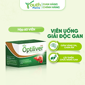 Viên Uống Optiliver Youth Pharma Hỗ Trợ Giải Độc Gan - Hộp 60 Viên
