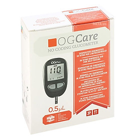 Máy Đo Đường Huyết Ogcare + Tặng 2 Hộp Que Thử 25 Test