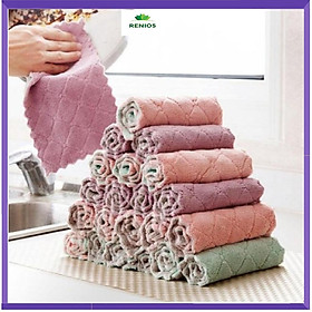 Mua Khăn Lau 2 Màu Đa Năng Siêu Thấm Hút Sợi Vải