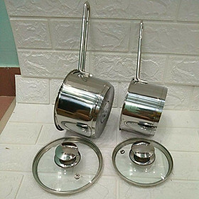 Mua Nồi nấu bột quánh 3 đáy chống dính Fivestar inox 12cm 14cm