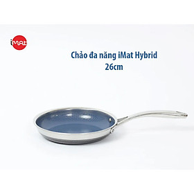 Chảo chiên iMat Hybrid lòng xanh