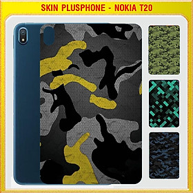 Mua Dán Skin cho mặt sau Nokia T20 10.4 inch mẫu matrix camo