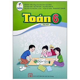 Sách Toán 6 Tập 1 (CD) và 2 Tập giấy kiểm tra