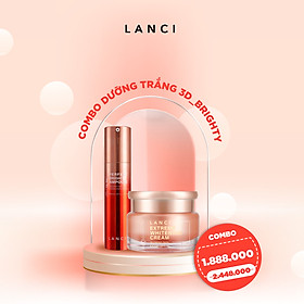 Combo Dưỡng Trắng 3D-BRIGHTY LANCI 50ml