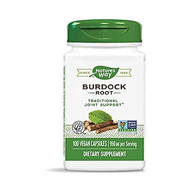 Nature's Way Burdock Root 100 Vegetarian Caps, Pack of 2