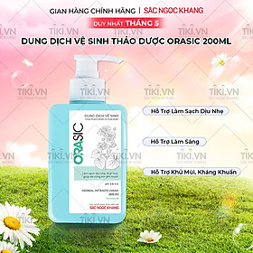 Dung dịch vệ sinh hằng ngày Orasic 200ml