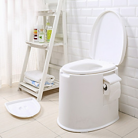Mua Bồn Cầu Vệ Sinh Di Động Cho Người Bệnh Người Già Sản Phụ Chịu Lực Lên Tới 120kg Cao Cấp