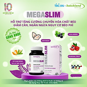 Viên uống hỗ trợ duy trì vóc dáng hiệu quả an toàn, chiết xuất từ thảo mộc an toàn Hotchland Mega Slim TPBVSK-Hàng chính hãng [Hộp 30 viên]-HL4660