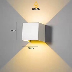 Đèn hắt sáng điều chỉnh tia sáng gắn tường ngoài trời chống nước hiện đại UPLED
