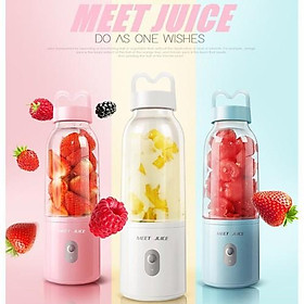 Máy Xay Sinh Tố Cầm Tay Mini Meet Juice, máy xay cầm tay đa năng