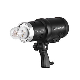 Bộ Đèn Flash Ngoài Trời Pin Li-ion Có Thể Sạc Lại Kèm Phụ Kiện TRIOPO Oubao F1-600 Đen Cho Máy Ảnh Canon Nikon (600W) (3200mAh)