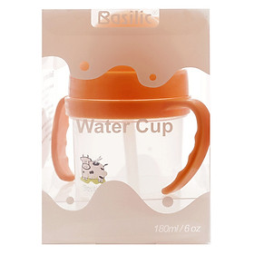 Cốc tập uống nước nắp bật Basilic 180ml