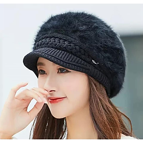 NÓN MŨ LEN BERE LÔNG THỎ BLOOM THỜI TRANG HÀN QUỐC DN19111708