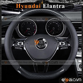 Bọc vô lăng volang xe Hyundai Creta da PU cao cấp BVLDCD - OTOALO