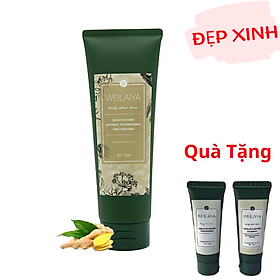 Dầu xả gừng Hà thủ ô Weilaiya 250ml giúp nuôi dưỡng và phục hồi tóc hư tổn Tặng Kèm Gội (Xả) Mini Weilaiya Ngẫu Nhiên