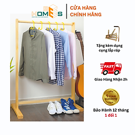 Mua Giá treo quần áo gỗ đơn Behomes