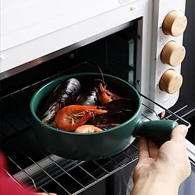 Mua Bát Tròn Gốm Sứ Nướng Bỏ Lò Chịu Nhiệt  - Xanh lá