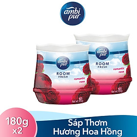 Bộ Đôi Sáp Thơm Ambi Pur Hương Hoa Hồng Thơm Ngát (180gx2)