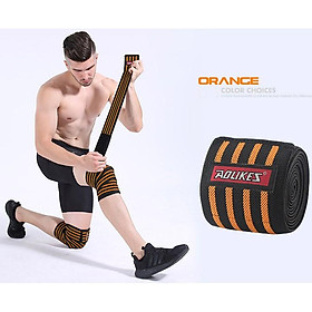 Băng đầu gối , Bó gối thể thao chính hãng Aolikes 7167 dài 180cm magic