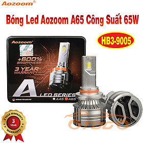 Đèn Led Aozoom A65 Chân HB3-9005 Công Suất 65w