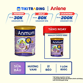 Sữa Bột Dành Cho Mẹ Bầu Anmum Materna Hương Vanilla 800g
