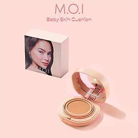 Phấn Nước M.O.I 5M BABY SKIN CUSHION Hồ Ngọc Hà 2021 - Tone 20 - Da Trắng Vừa