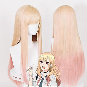 Wig/Tóc giả Kitagawa Marin - My dress up darling màu hồng vàng [Miu Cosplay