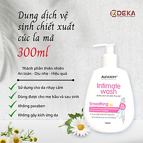 Dung Dịch Vệ Sinh Phụ Nữ Dạng Gel ALFASEPT Intimate Wash Smoothing Chiết