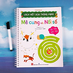 Sách - Viết xóa thông minh cho bé từ 4-7 tuổi - Đinh Tị Books