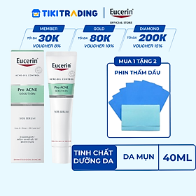 Tinh Chất Eucerin Dưỡng Cho Da Mụn Pro Acne Solution SOS Serum 40ml