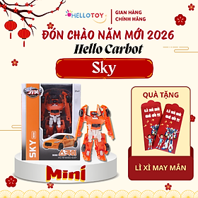 Đồ Chơi Mô Hình Lắp Ráp Oto Biến Hình HELLO CARBOT Mini Sky