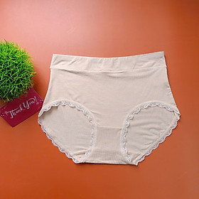 Quần lót cotton lụa lưng cao Vicci 211 mềm mại, thấm hút mồ hôi, kháng khuẩn khử mùi