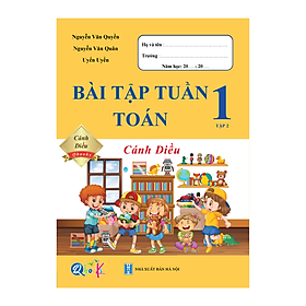 Bài Tập Tuần Toán Lớp 1 - Cánh Diều (Tự Chọn Sách)