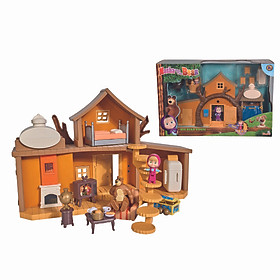 Đồ Chơi Ngôi Nhà Gấu MASHA AND THE BEAR Masha Play Set Big Bear House