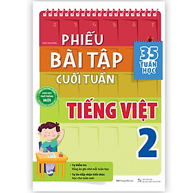 Sách Megabook - Phiếu Bài Tập Cuối Tuần Tiếng Việt 2