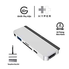 Mua Cổng Chuyển HYPERDRIVE 6 IN 1 HDMI 4K/60HZ USB-C HUB FOR IPAD PRO & MACBOOK/LAPTOP/SMARTPHONE - HD319B - Hàng Chính Hãng