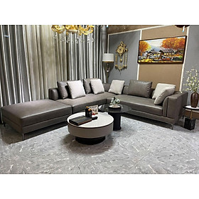 Mua Sofa da bò thật 100% Juno sofa SFCT23 3m x 2m6 hàng cao cấp chuẩn da bò nhập khẩu Ý