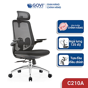 Mua Ghế công thái học Ergonomic Como C210A - Tựa tay 2D  mâm ghế chỉnh ngả 90-135 độ  lưng lưới thoáng mát