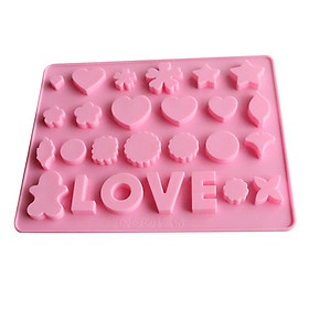 Mua Khuôn silicon làm thạch rau câu  socola chữ Love