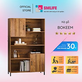 Mua Tủ đựng sách cho gia đình thiết kế hiện đại SMLIFE Bokeem