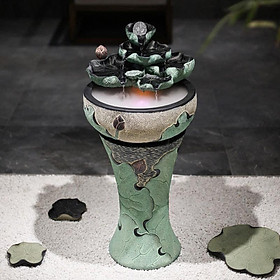 Mua Thác Nước Sen Hạ tuyệt đẹp chất liệu composite  thác nước phong thuỷ