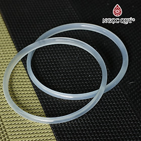 Vòng tay chalcedony thiên thanh - Ngọc Quý Gemstones