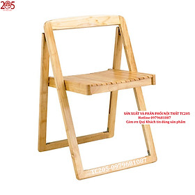 Mua ️ - RẺ VÔ ĐỊCH️ Ghế gấp - Ghế cafe - Ghế tựa HD Home - Gỗ cao su chắc chắn  bền đẹp