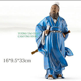 TƯỢNG GỐM TÀO THÁO GỐM PHẬT SƠN- TƯỢNG TAM QUỐC CỠ LỚN