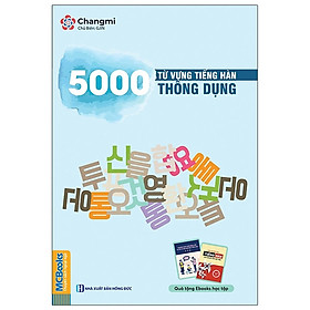 [Download Sách] 5000 Từ Vựng Tiếng Hàn Thông Dụng - Học Tiếng Hàn Tiện Lợi - MinhAnBooks